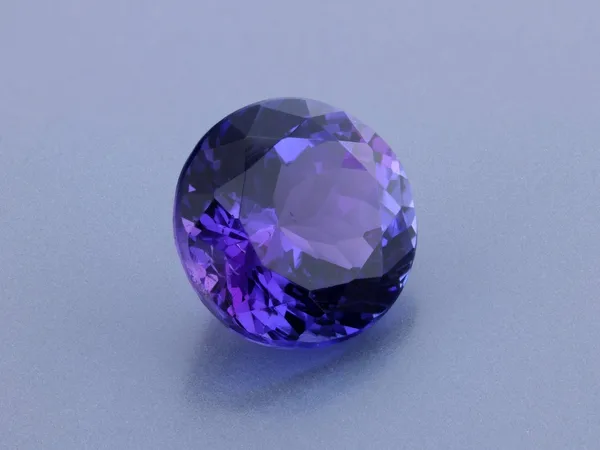 1.78ct Parti Tanzanite, Round cut gemstone
