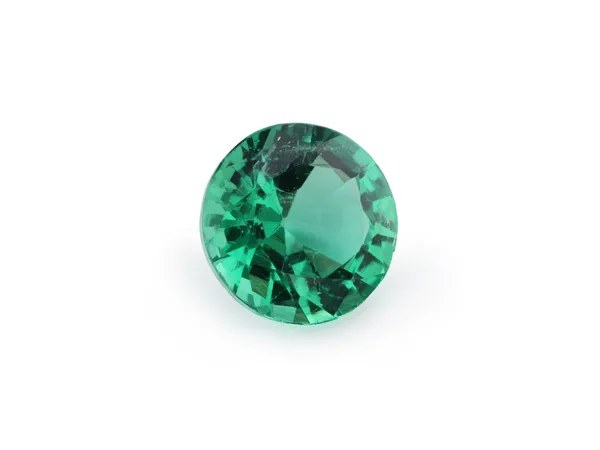0.56ct Green Emerald, Round cut gemstone