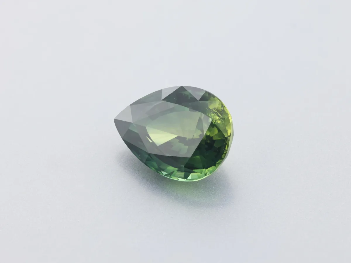 1.58ct Parti Sapphire, Pear Shape gemstone