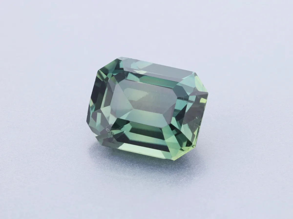 1.17ct Parti Sapphire, Emerald Cut gemstone