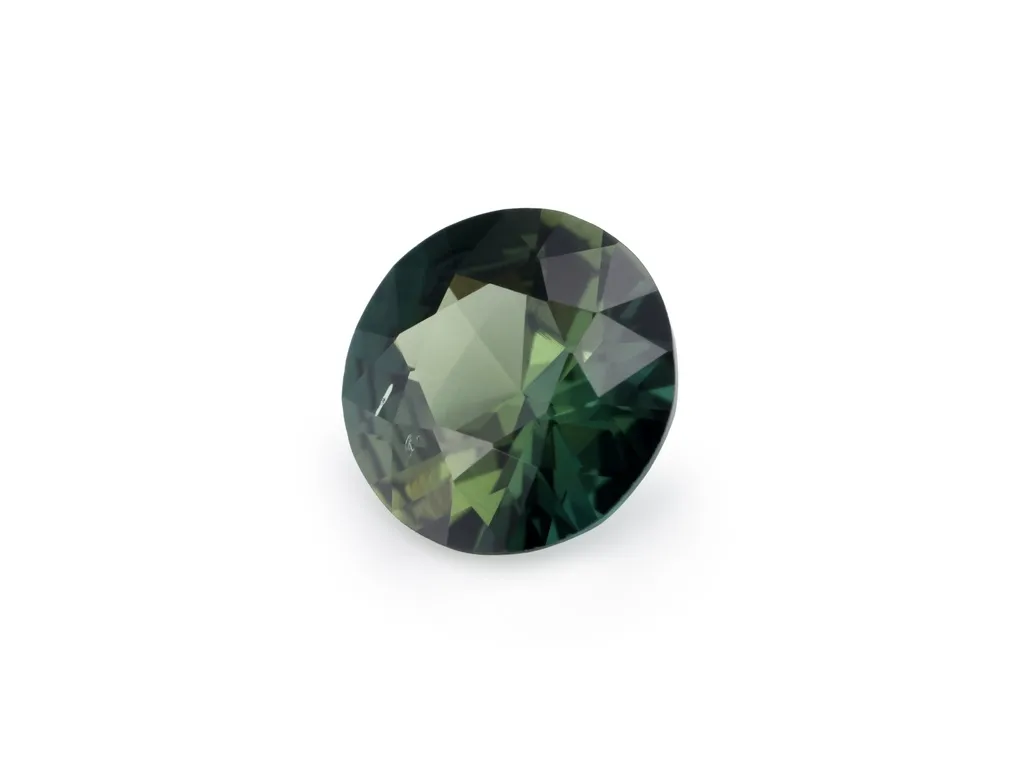 0.64ct Parti Sapphire, Round gemstone