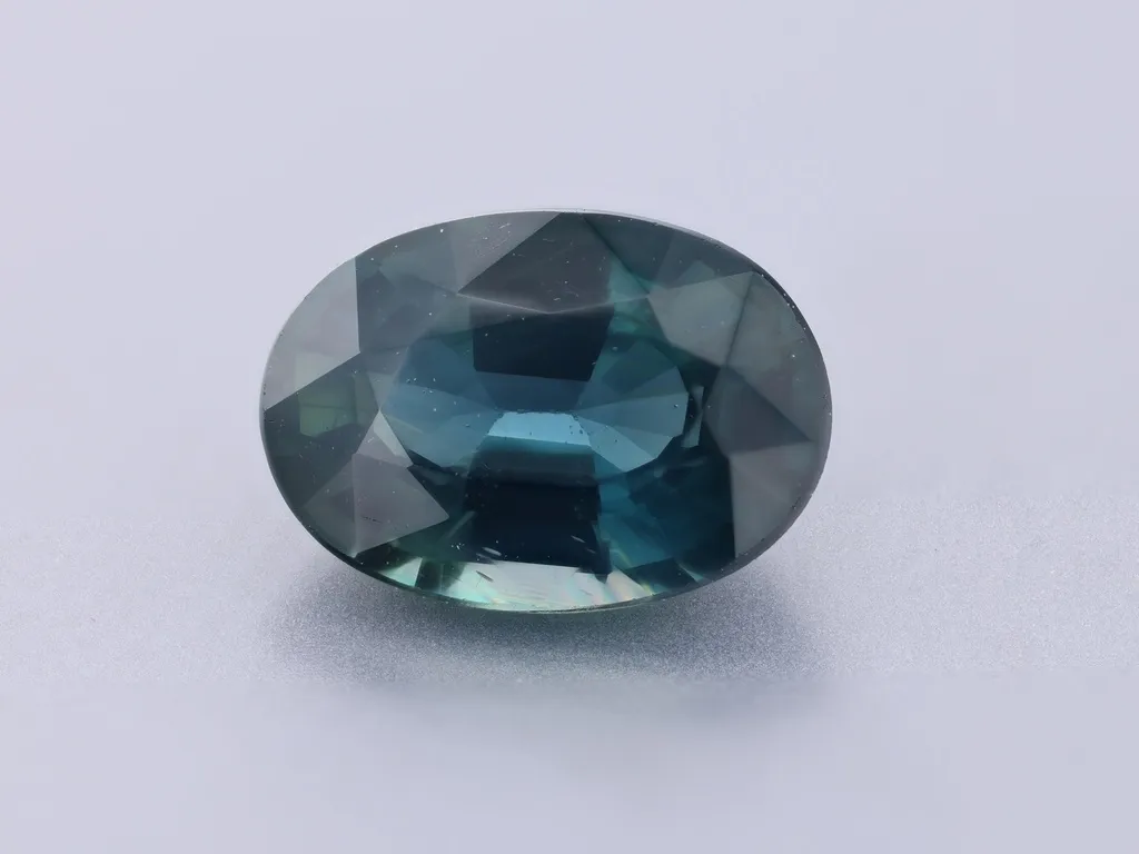1.01ct Teal Sapphire, Oval gemstone