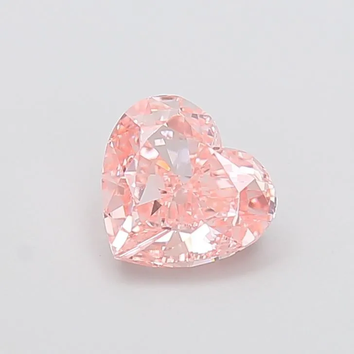 1.89ct HEART Fancy Intense Pink VVS2 Coloured Lab diamond