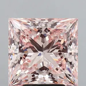 4.59ct PRINCESS Fancy Intense Pink VVS2 Coloured Lab diamond