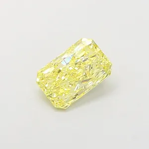 1.14ct RADIANT Fancy Intense Yellow VS2 Coloured Lab diamond