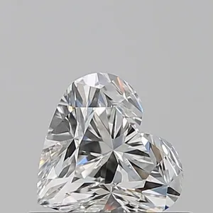 0.5ct HEART G VVS1 Natural diamond