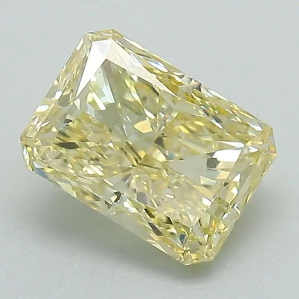 1.45ct RADIANT Fancy Yellow VS1 Coloured Lab diamond