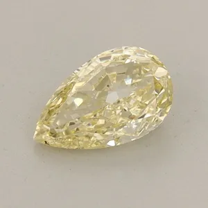0.55ct PEAR Fancy Yellow VVS2 Coloured Lab diamond