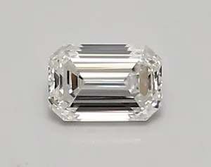 0.44ct EMERALD D VVS1 Lab diamond