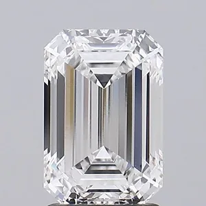 0.42ct EMERALD E VVS2 Lab diamond