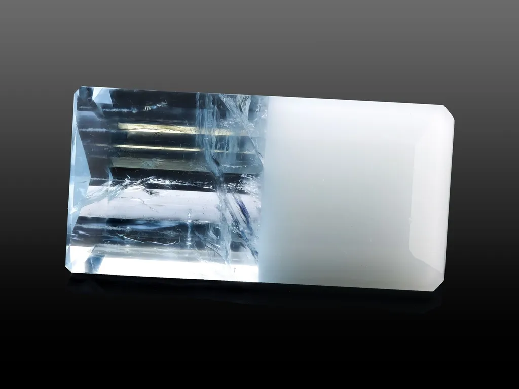 23.55ct Parti Aquamarine, Emerald Cut gemstone