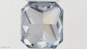 0.36ct RADIANT Fancy Vivid Blue VVS2 Coloured Lab diamond