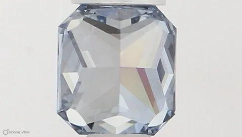 0.36ct RADIANT Fancy Vivid Blue VVS2 Coloured Lab diamond