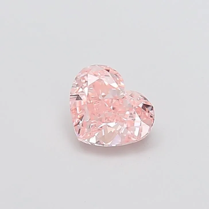 1.03ct HEART Fancy Intense Pink VS2 Coloured Lab diamond