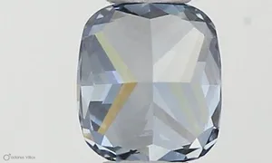 0.32ct CUSHION Fancy Vivid Blue VVS2 Coloured Lab diamond