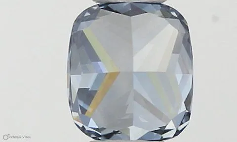 0.32ct CUSHION Fancy Vivid Blue VVS2 Coloured Lab diamond