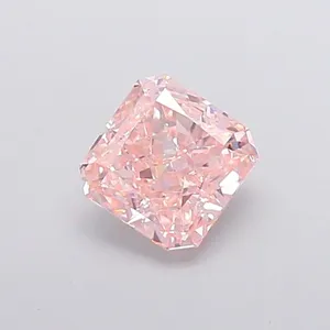 1.48ct RADIANT Fancy Intense Pink VS1 Coloured Lab diamond
