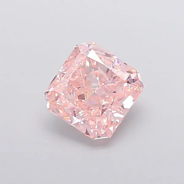 1.48ct RADIANT Fancy Intense Pink VS1 Coloured Lab diamond