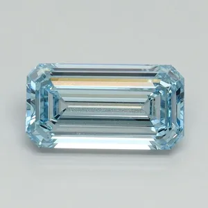 1.04ct EMERALD Fancy Intense Blue VS1 Coloured Lab diamond