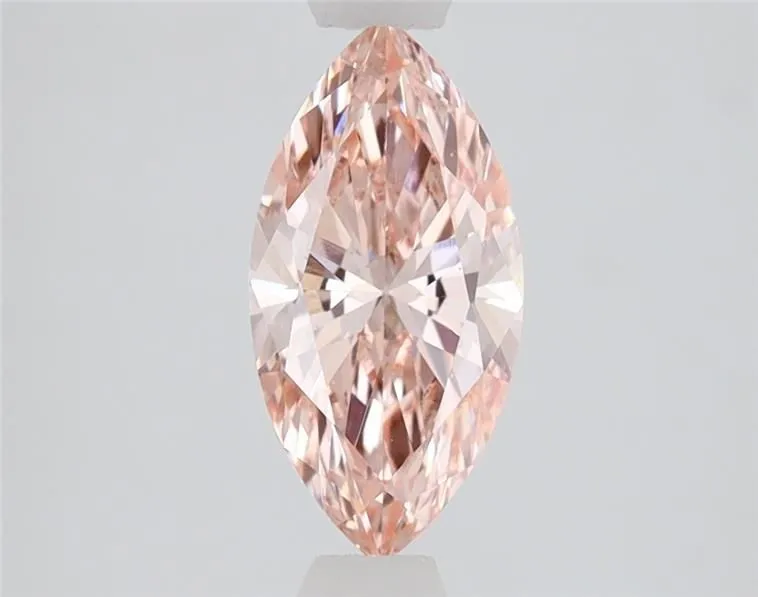 1.11ct MARQUISE Fancy Vivid Pink VS1 Coloured Lab diamond