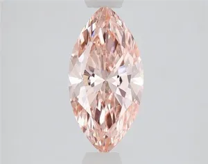 1.11ct MARQUISE Fancy Vivid Pink VS1 Coloured Lab diamond