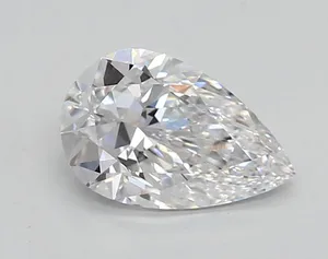 0.85ct PEAR D VVS2 Lab diamond