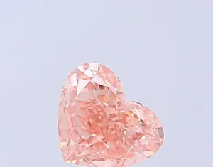 1.02ct HEART Fancy Brownish Pink VVS2 Coloured Lab diamond