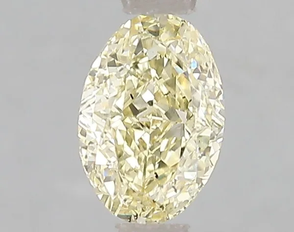 1.1ct OVAL Fancy Yellow SI1 Coloured Lab diamond