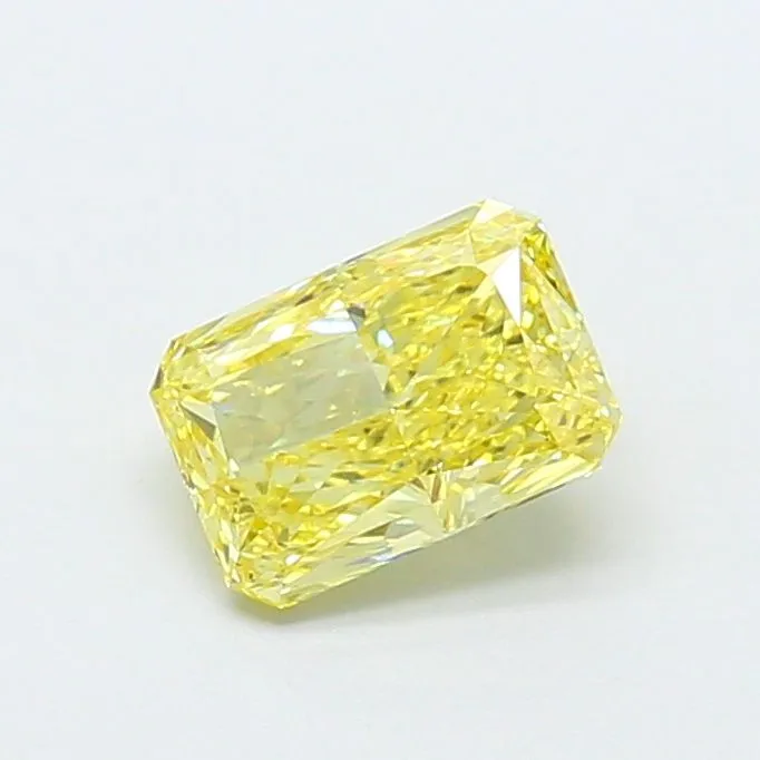 1.21ct RADIANT Fancy Intense Yellow VS1 Coloured Lab diamond