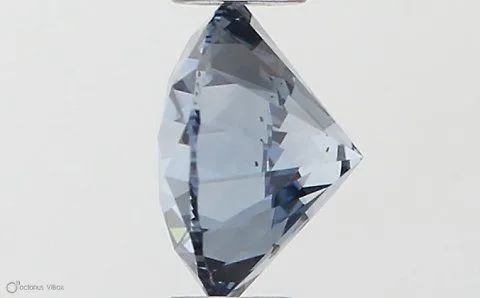 0.5ct ROUND Fancy Intense Blue SI1 Coloured Lab diamond
