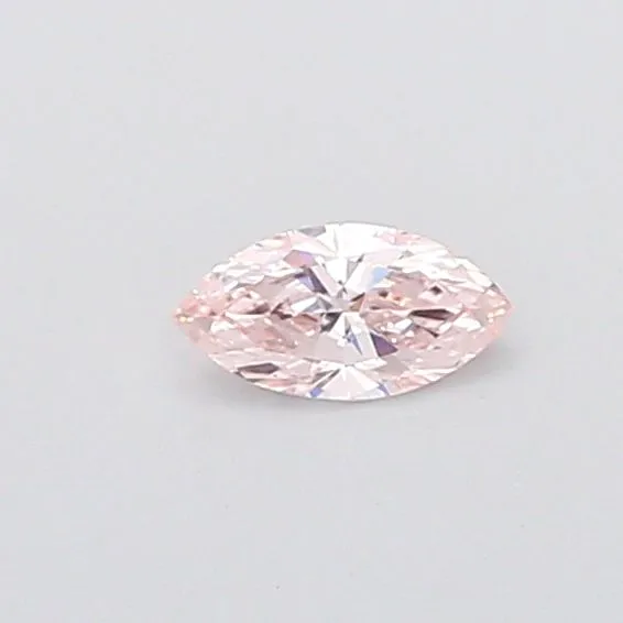 0.30ct MARQUISE Fancy Light Pink VS2 Coloured Lab diamond