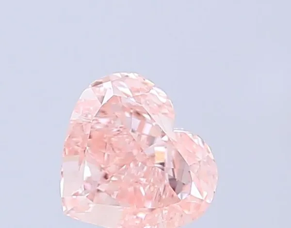 1ct HEART Fancy Intense Pink VVS2 Coloured Lab diamond