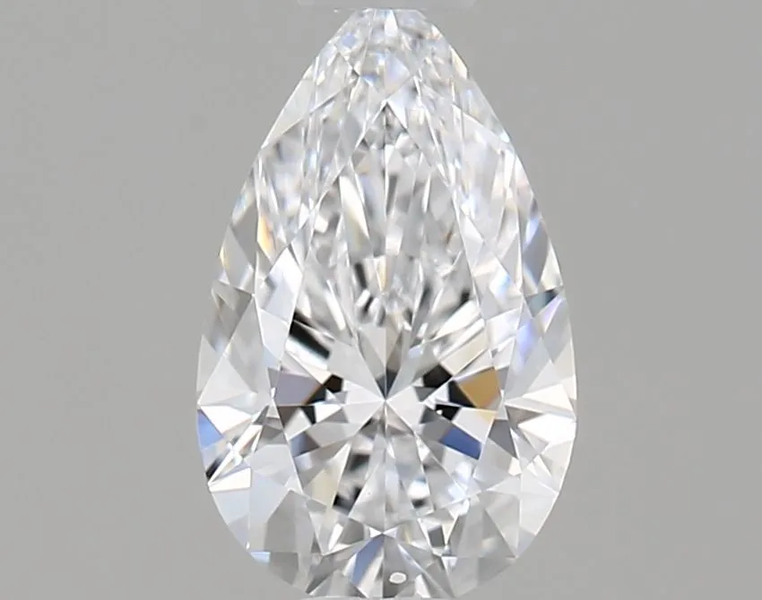 0.57ct PEAR D IF Lab Grown diamond