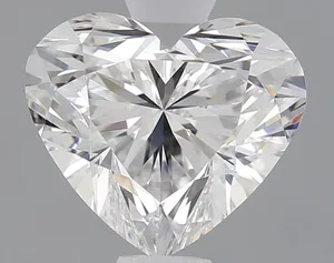 1.1ct HEART D VVS1 Lab diamond