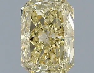 1.1ct RADIANT Fancy Yellow VVS2 Coloured Lab diamond
