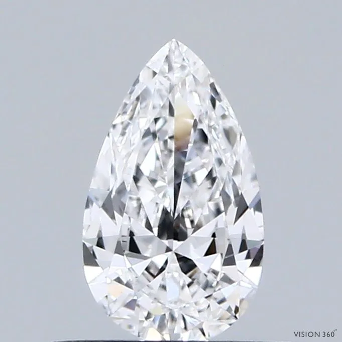 0.43ct PEAR D IF Natural diamond