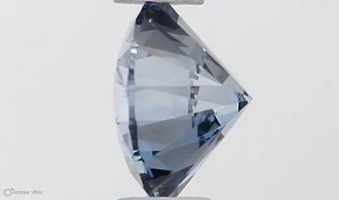 0.40ct ROUND Fancy Vivid Blue VVS2 Coloured Lab diamond