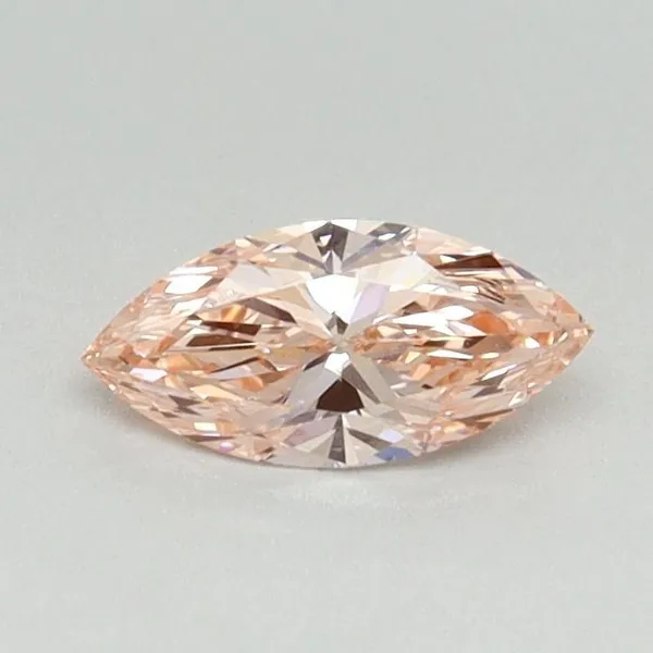 0.33ct MARQUISE Fancy Intense Pink VVS2 Coloured Lab diamond