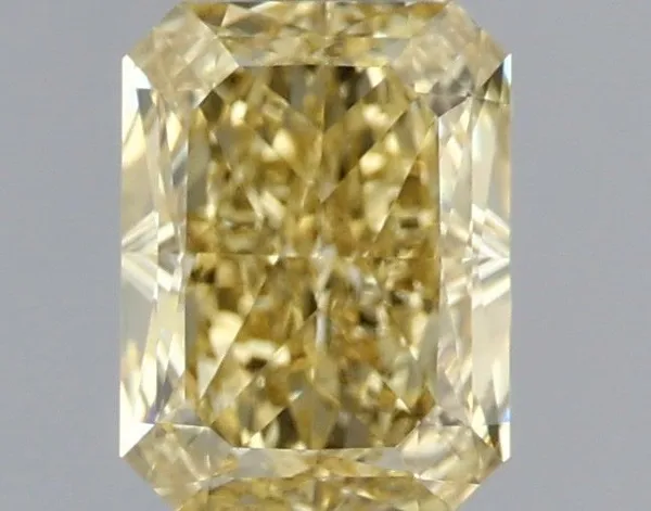 1.04ct RADIANT Fancy Intense Yellow VS1 Coloured Lab diamond