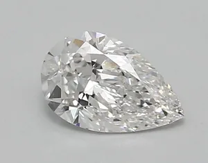 0.89ct PEAR D VVS2 Lab diamond
