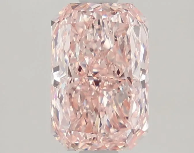 1.34ct RADIANT Fancy Intense Pink VVS2 Coloured Lab diamond
