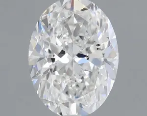 0.42ct OVAL F VVS1 Natural diamond