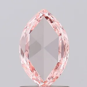 1.15ct MARQUISE Fancy Intense Pink VS1 Coloured Lab diamond