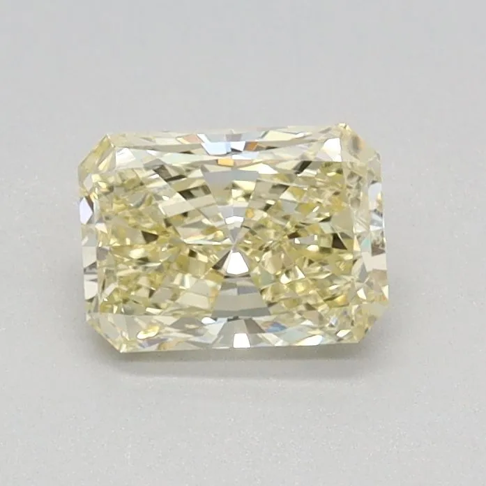 0.48ct RADIANT Fancy Light Yellow VVS2 Coloured Lab diamond