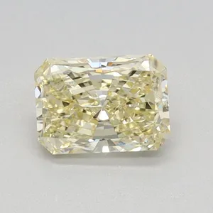 0.48ct RADIANT Fancy Light Yellow VVS2 Coloured Lab diamond