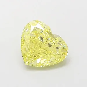 1.2ct HEART Fancy Intense Yellow VS1 Coloured Lab diamond