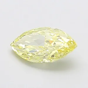 1.24ct MARQUISE Fancy Yellow VS1 Coloured Lab diamond