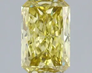 1.03ct RADIANT Fancy Intense Yellow VVS2 Coloured Lab diamond
