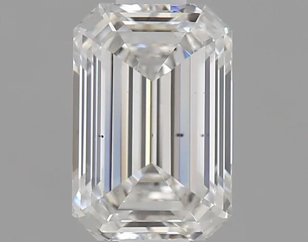 0.71ct EMERALD F VS2 Lab diamond