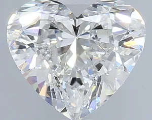 1ct HEART E SI1 Natural diamond